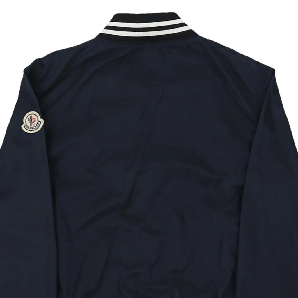 12 Years Moncler Bomber Jacket - Medium Blue Polyamide