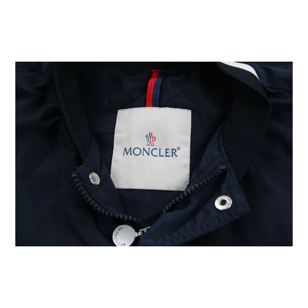 12 Years Moncler Bomber Jacket - Medium Blue Polyamide