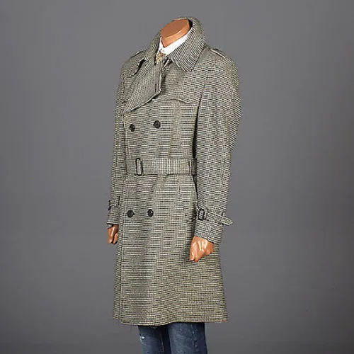 1970s Mens Mod Trench Coat