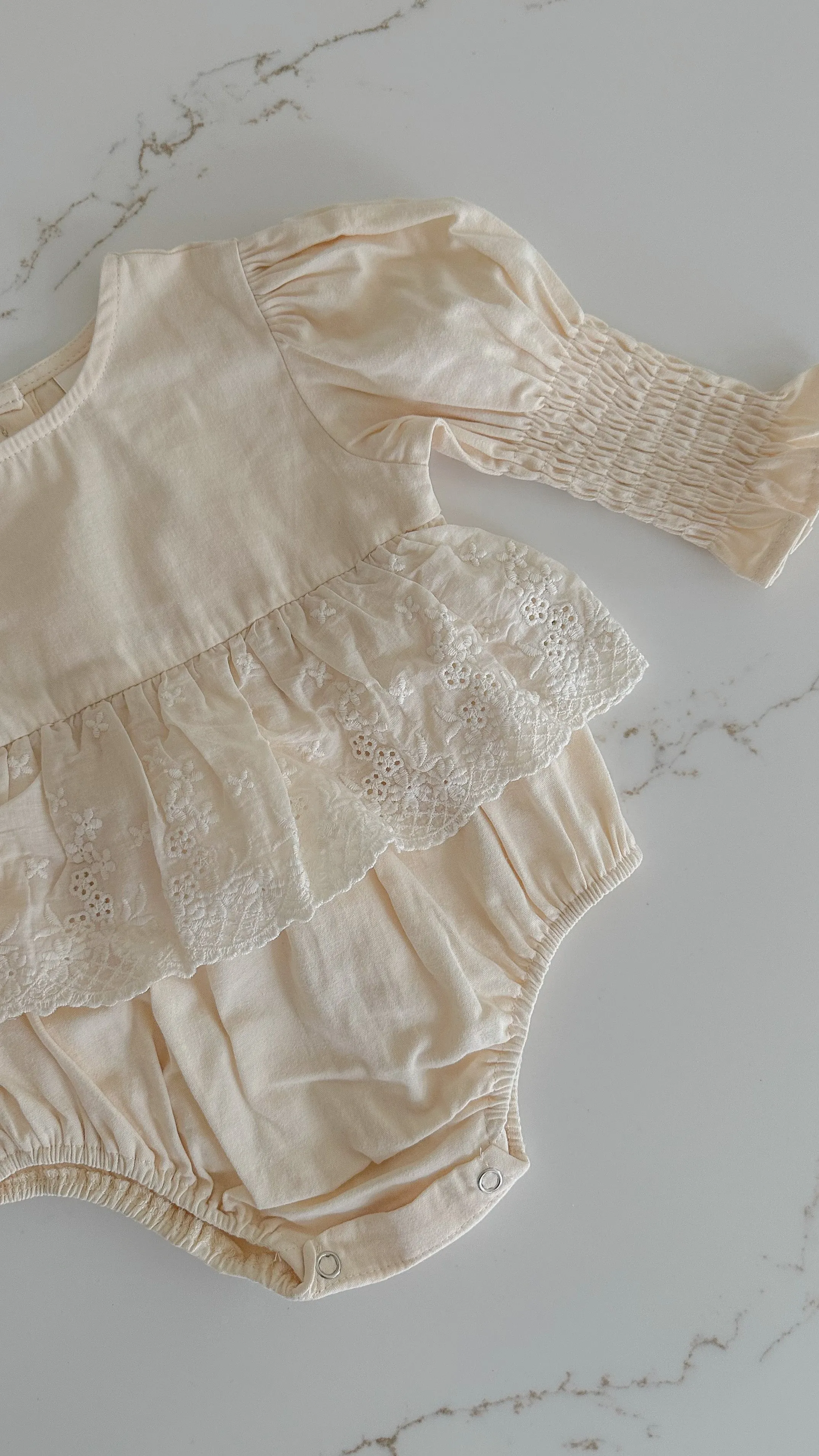 Abigail Lace Romper