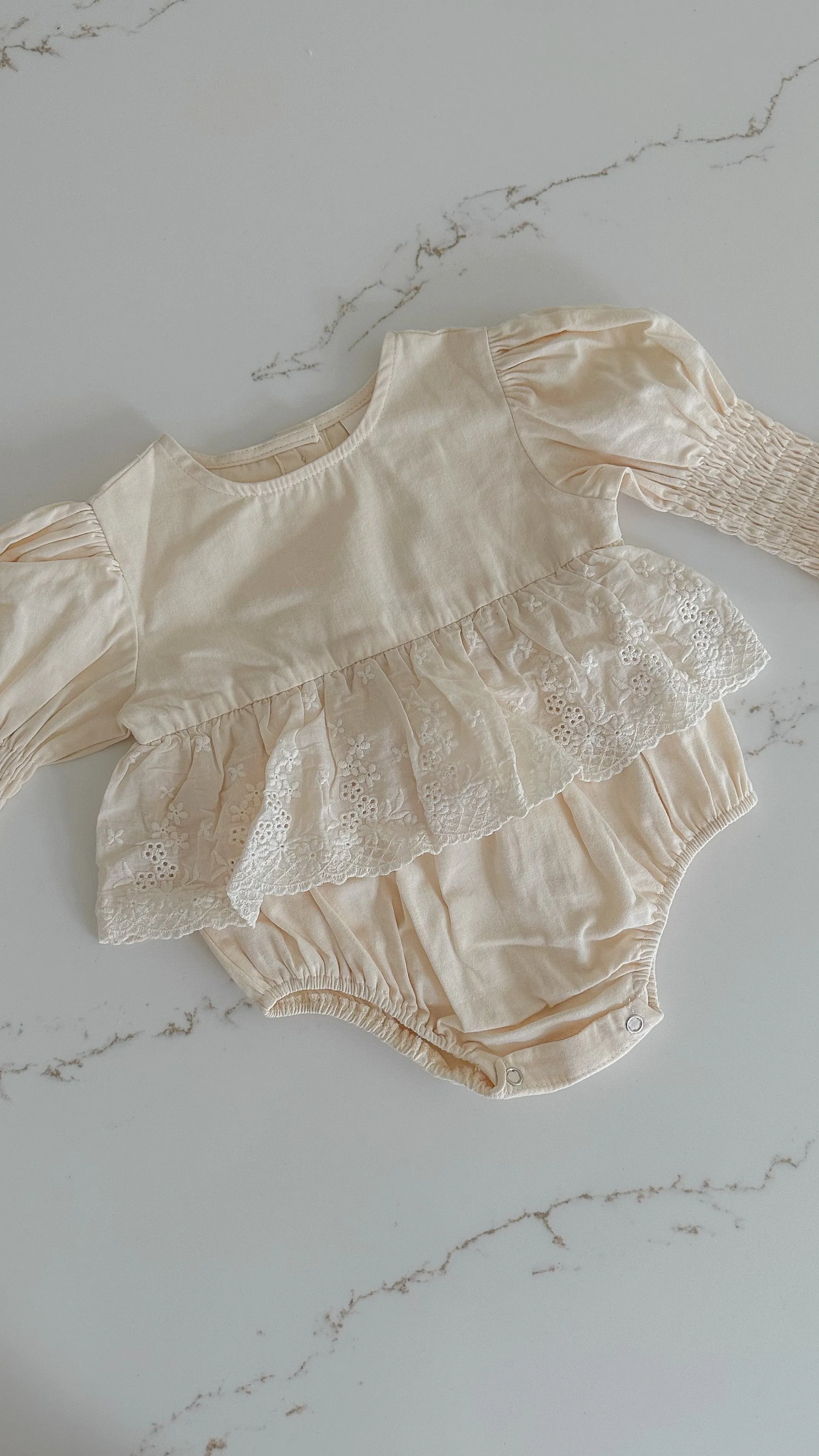 Abigail Lace Romper