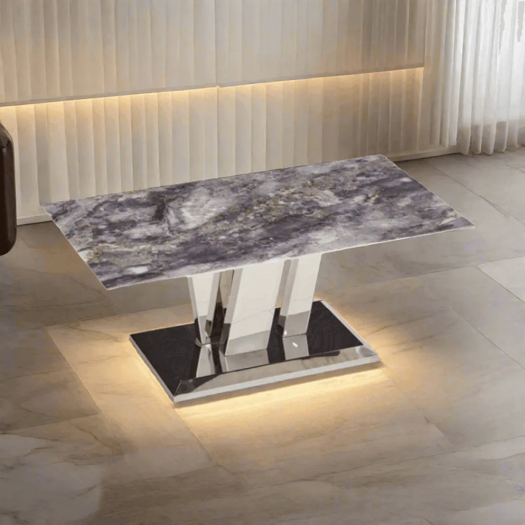 Adoette Cultured Marble Coffee Table