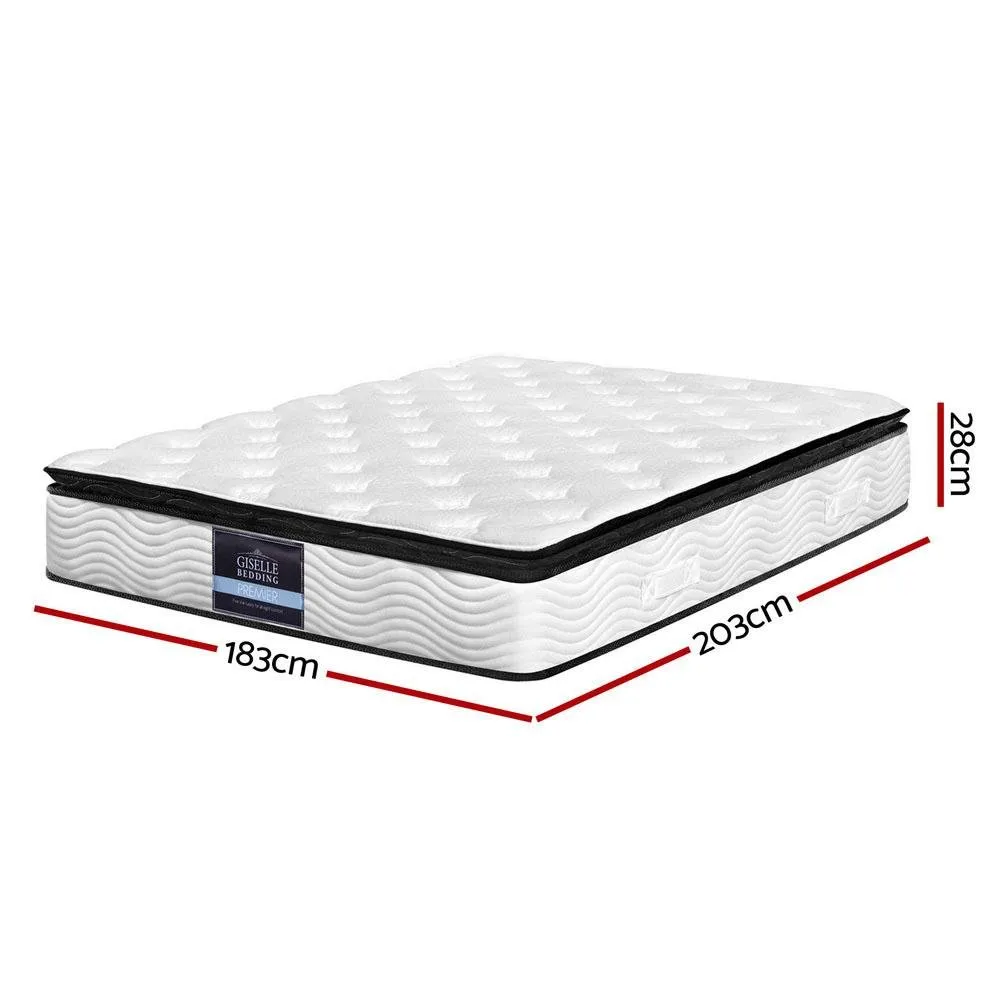 Alban Pillow Top Pocket Spring Mattress 28cm Thick - King