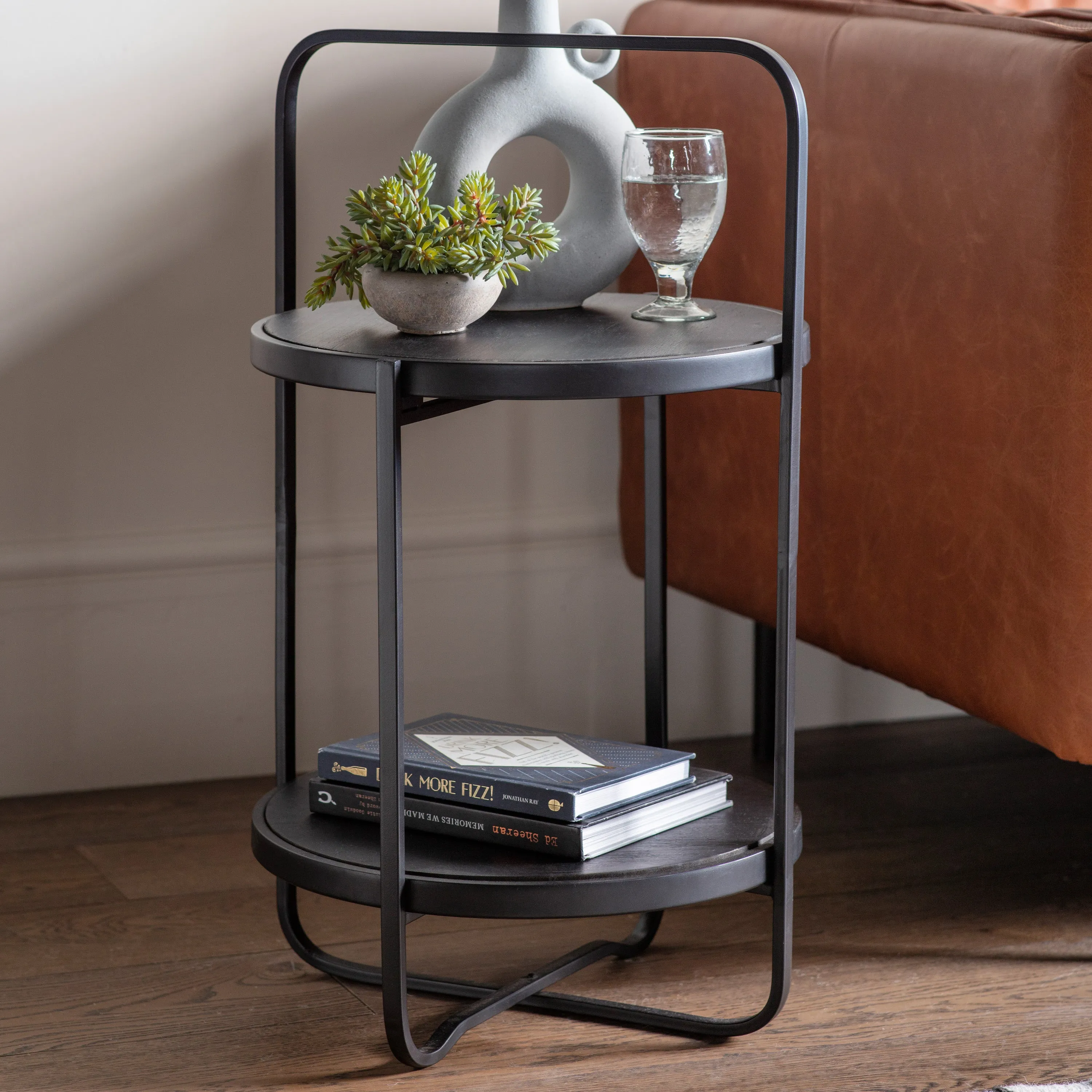 Amos Dunley Side Table Black