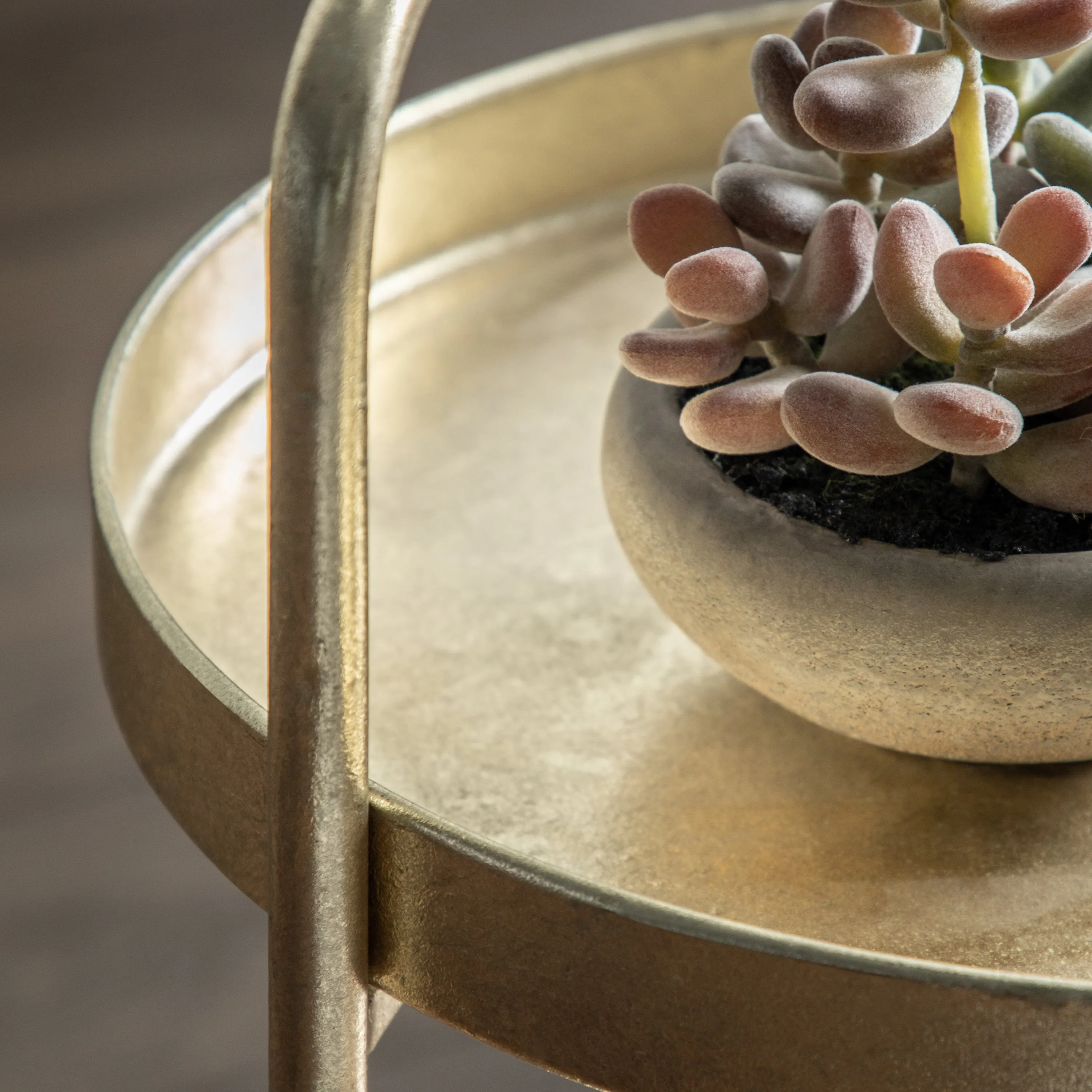 Amos Sennen Side Table Gold