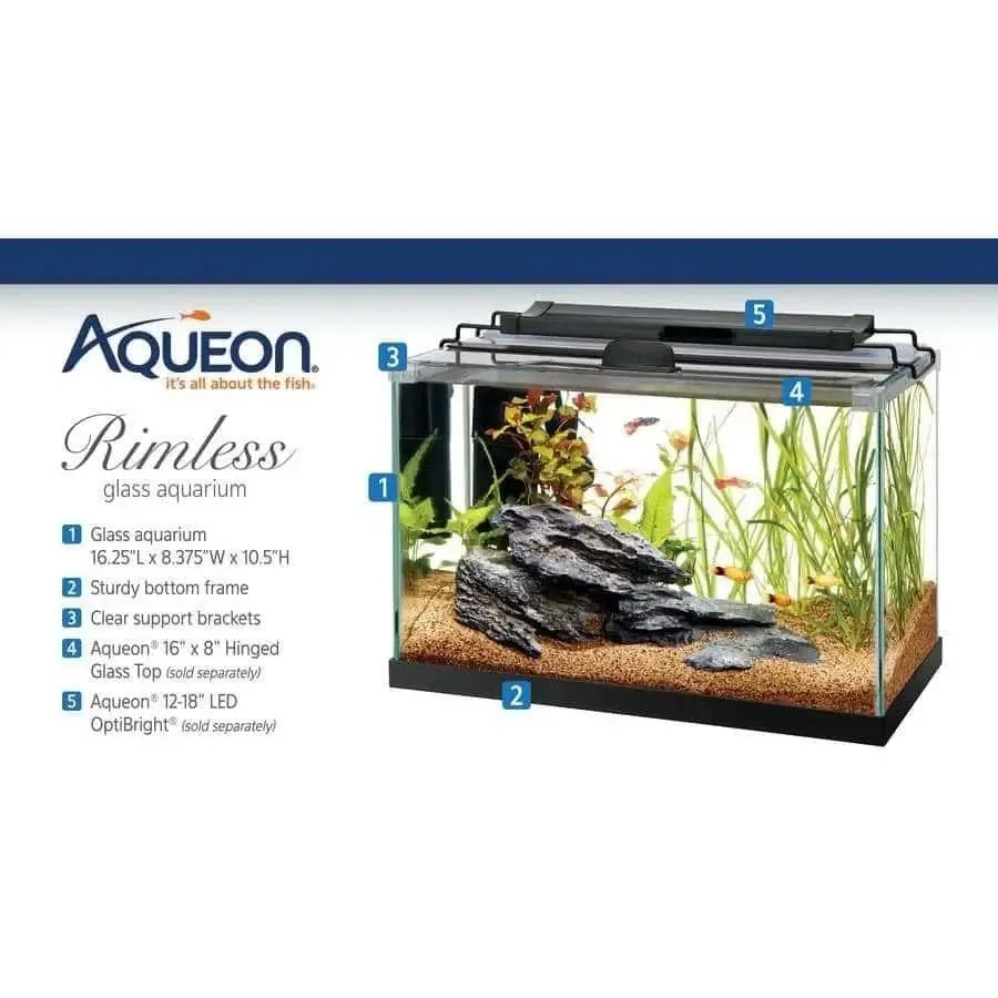 Aqueon Rimless Rectangle Aquarium