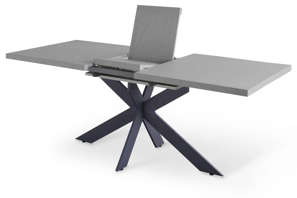 Ark Rectangular Extending Dining Table | Grey