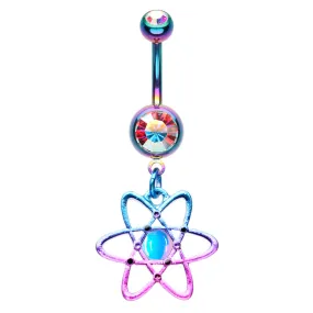 Atomic Atom Bomb Belly Dangle