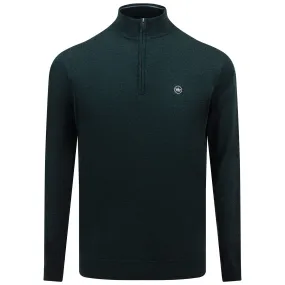 Autumn Crest Classic Fit Quarter Zip Balsam Green - SS24