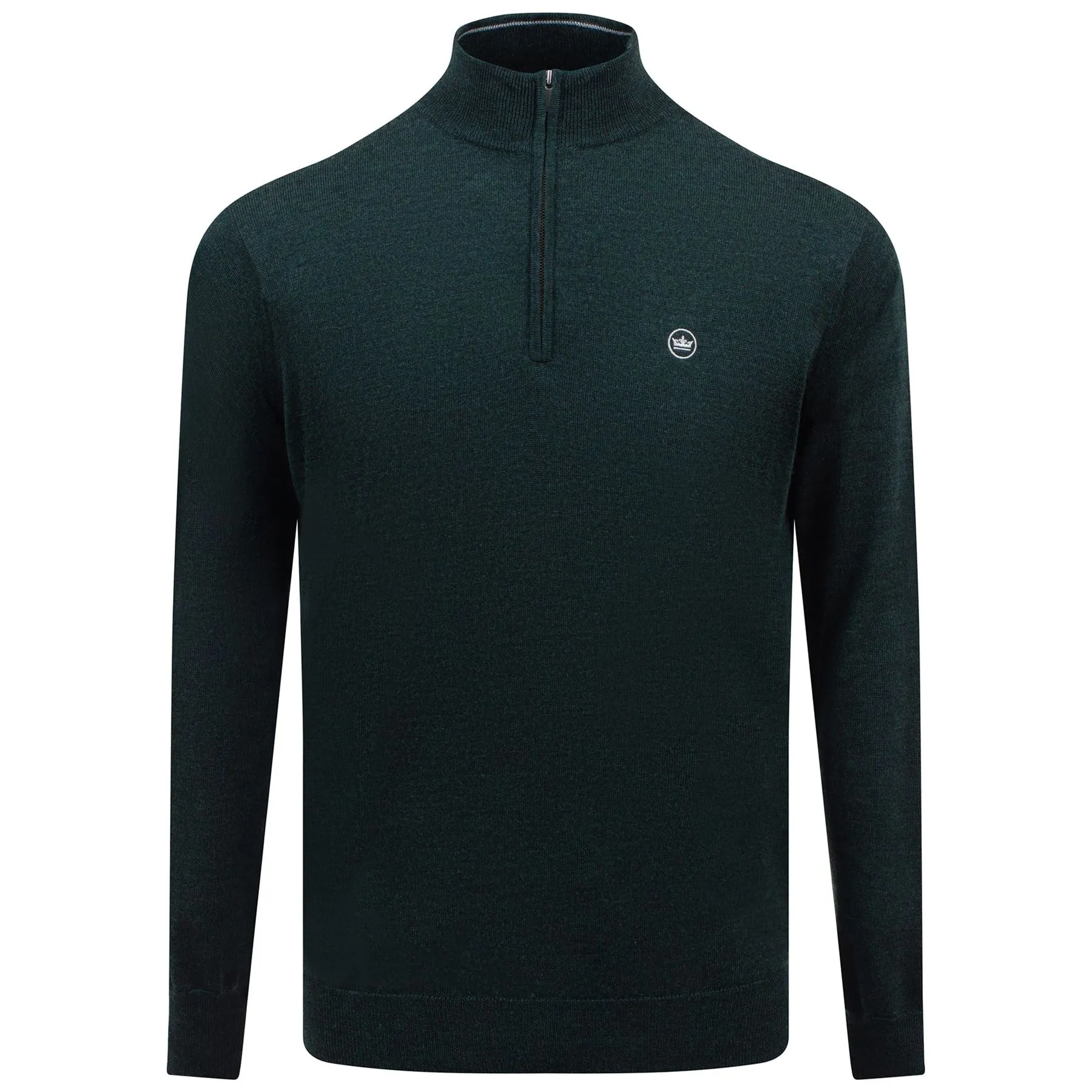 Autumn Crest Classic Fit Quarter Zip Balsam Green - SS24