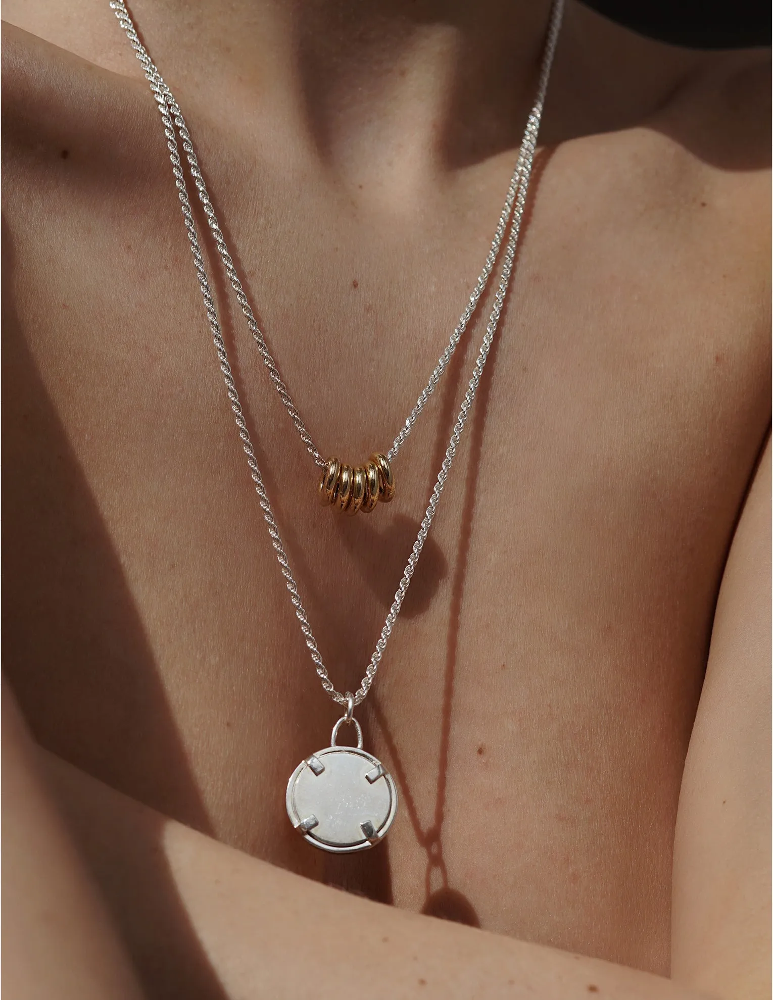 Avery Necklace <br> Silver