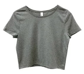 Basic Gray Crop Top