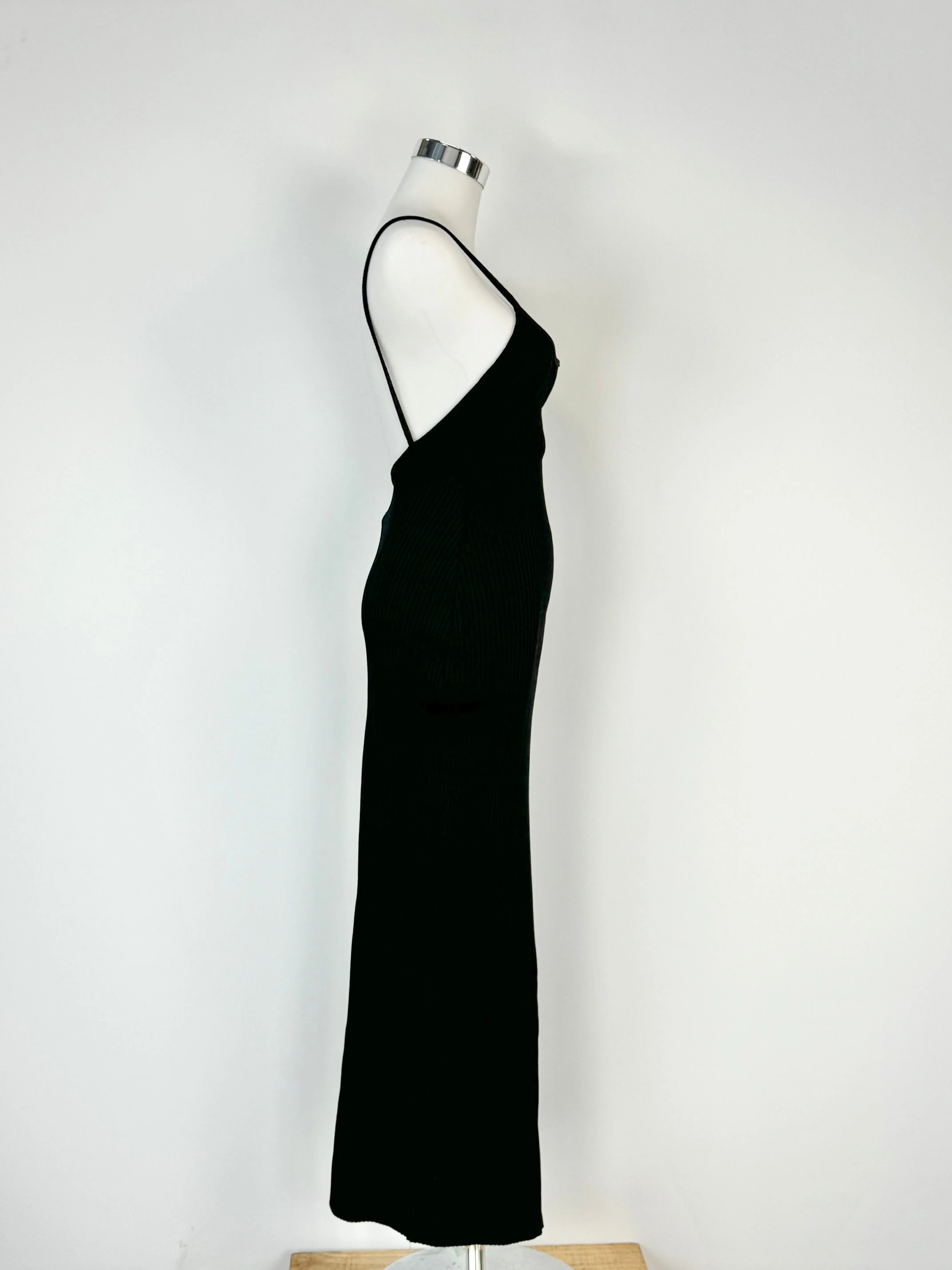 Bec   Bridge Black Rib Knit Singlet Dress NWT - AU10