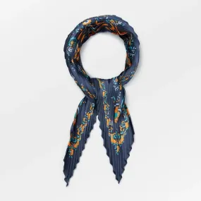 Beck Sondergaardd Belgrave Plea Scarf in Navy Blazer