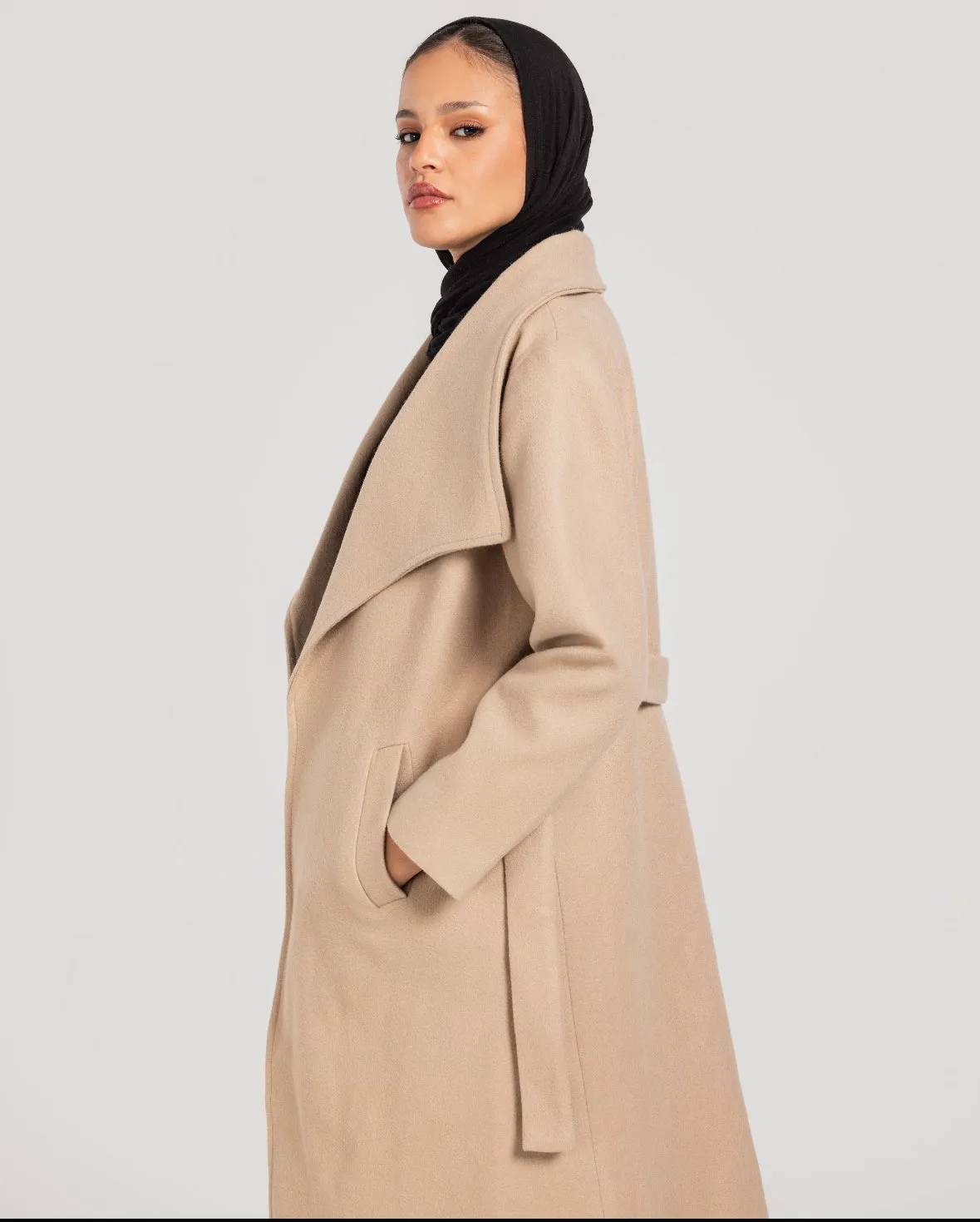 Beige Callar coat