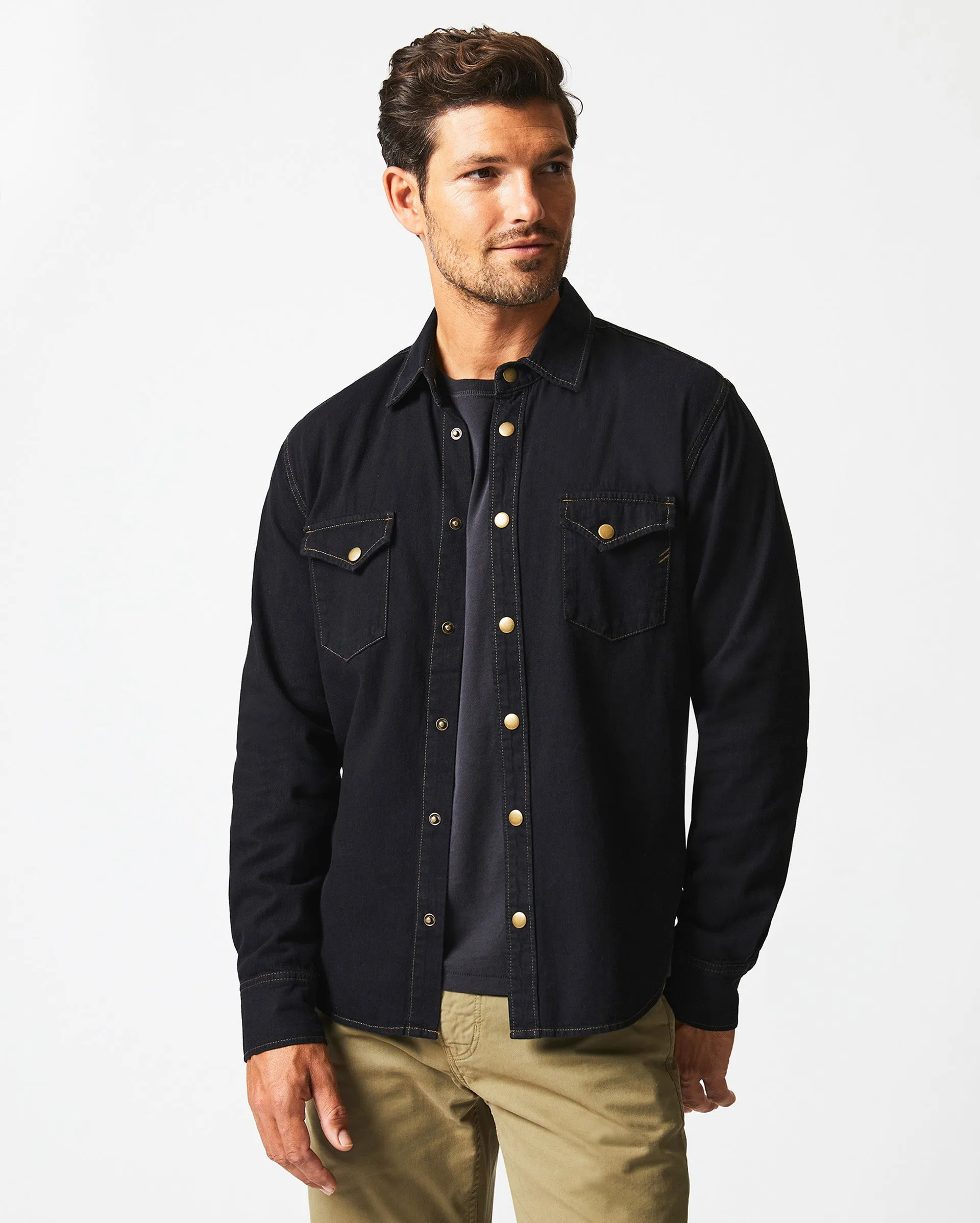 Billy Reid Shoals Denim Shirt