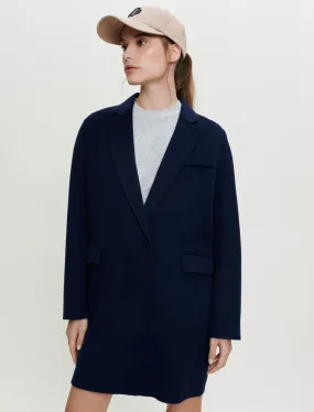 BLAZER-STYLE DOUBLE FACE COAT