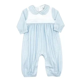 Boys Pima Collared Romper - FINAL SALE