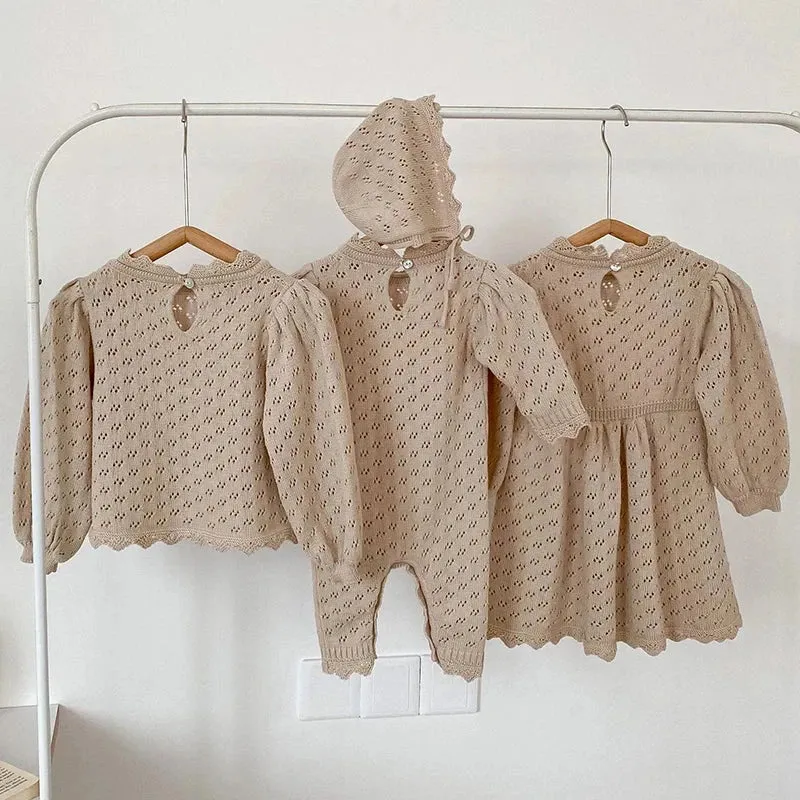 Brother Sisters Knit Dress Set - Winter Collection