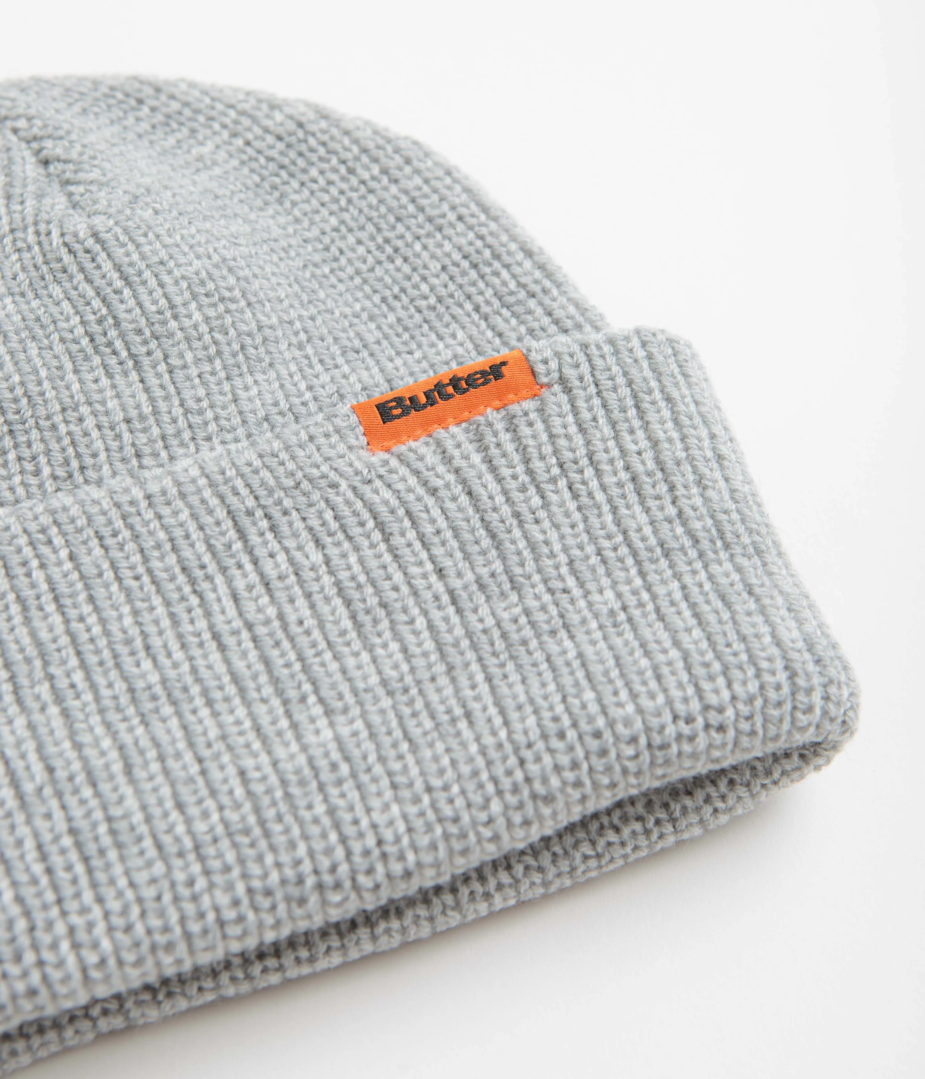 Butter Goods Tall Wharfie Beanie - Ash