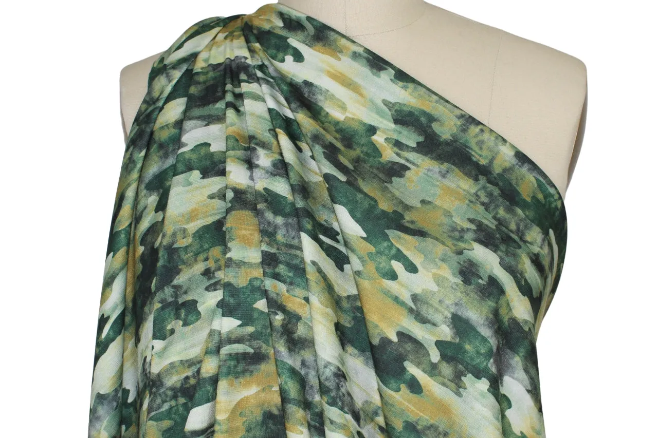 Camo C'mon Double Knit - Greens