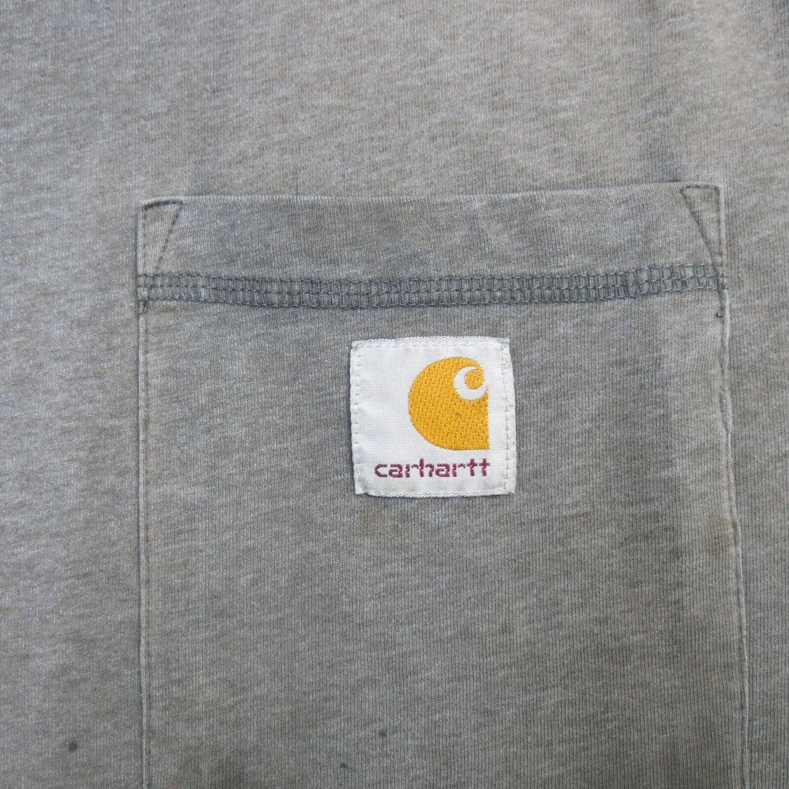 Carhartt Shirt Mens 3XL Gray Long Sleeve Swoosh Gym Lightweight Athletic Outdoor