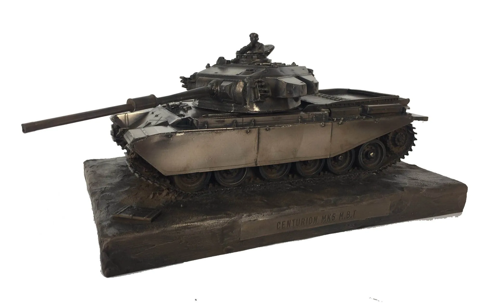 Centurion Mk5 Main Battle Tank Cold Cast Bronze Military Statue