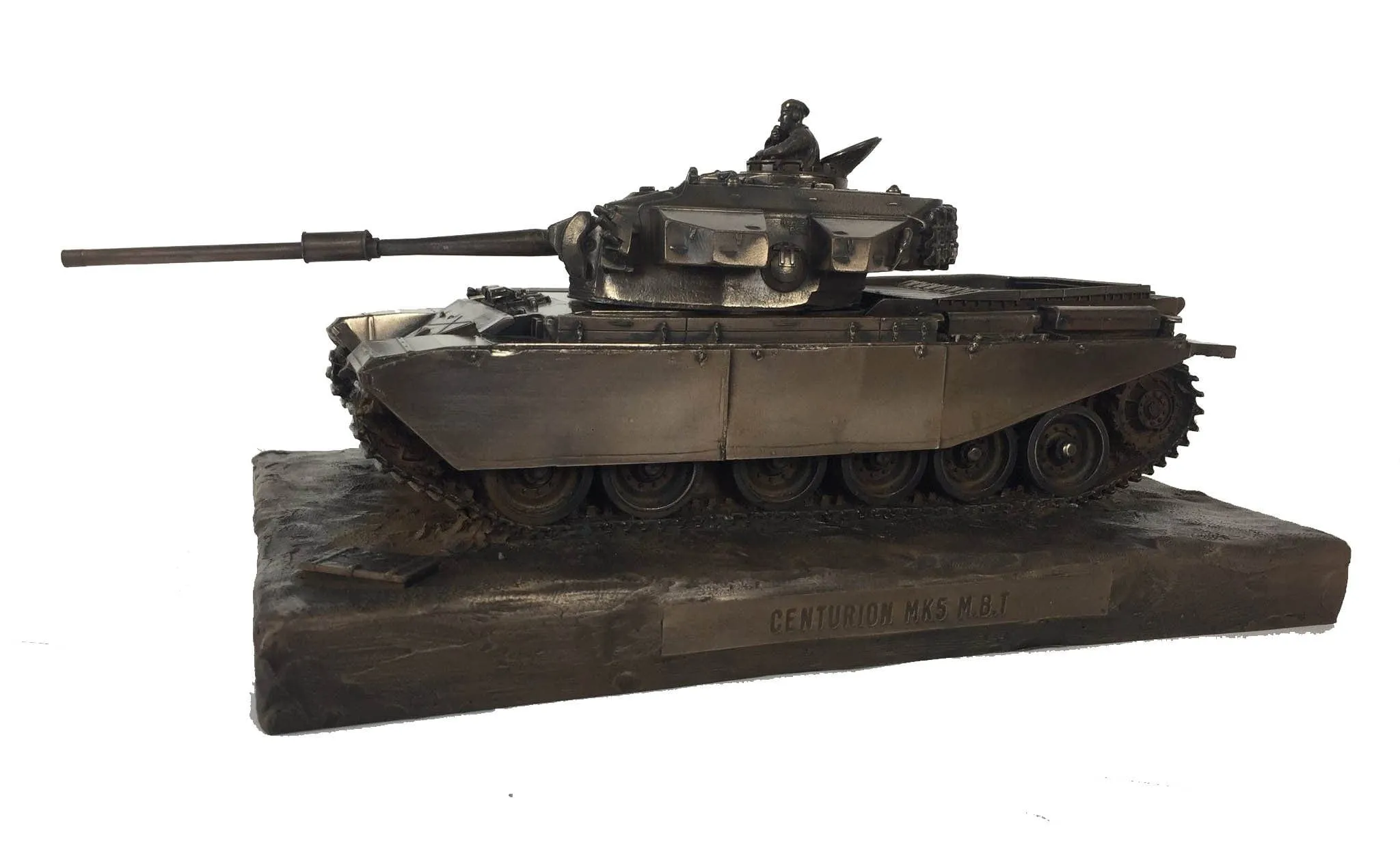 Centurion Mk5 Main Battle Tank Cold Cast Bronze Military Statue