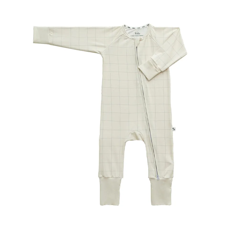 Check Bamboo Zippy Romper