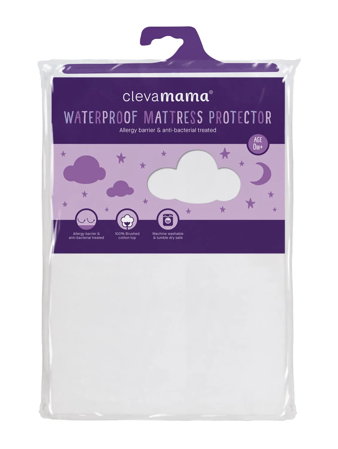 Clevamama Brushed Cotton Waterproof Mattress Protector