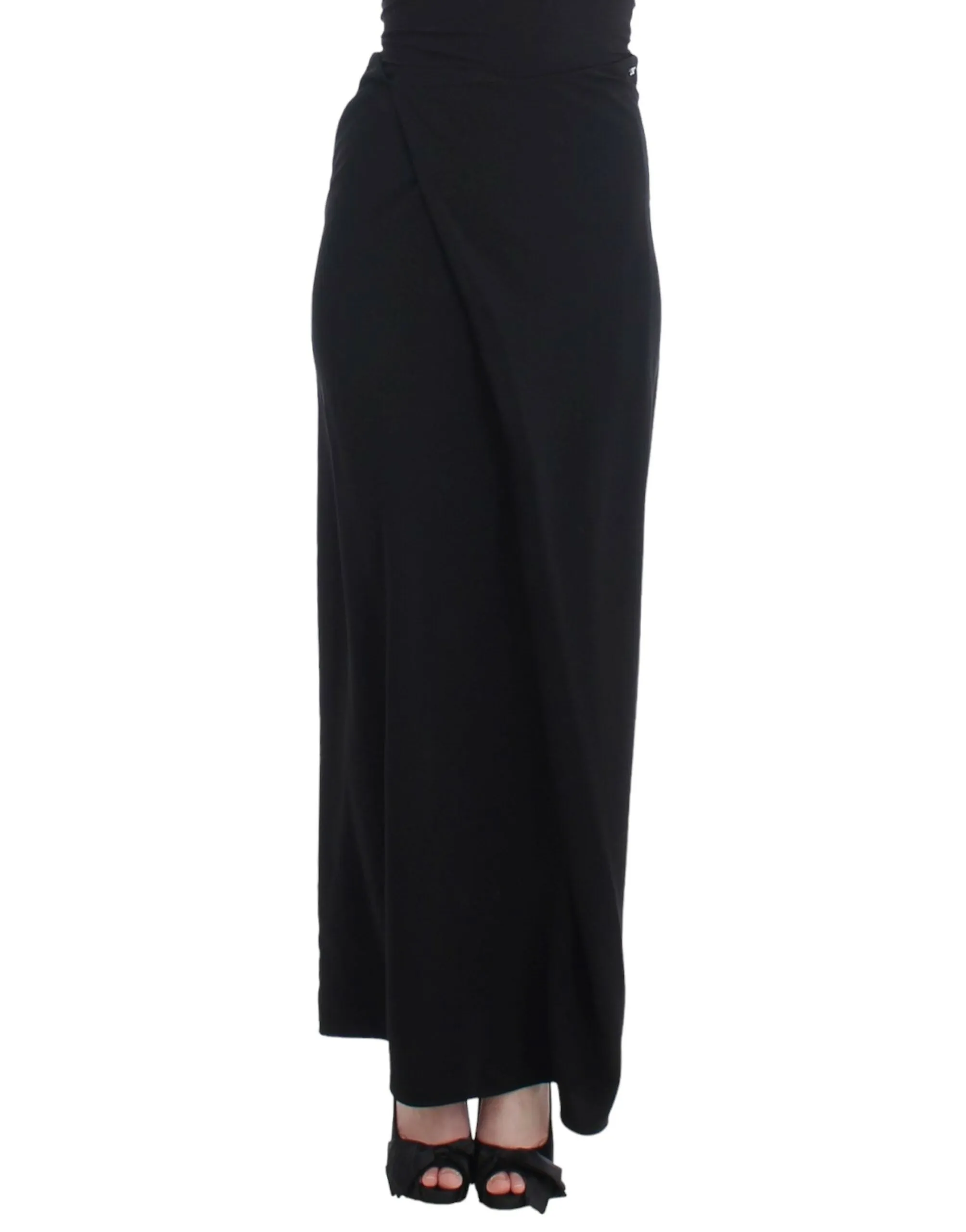 Costume National Black full length maxi skirt