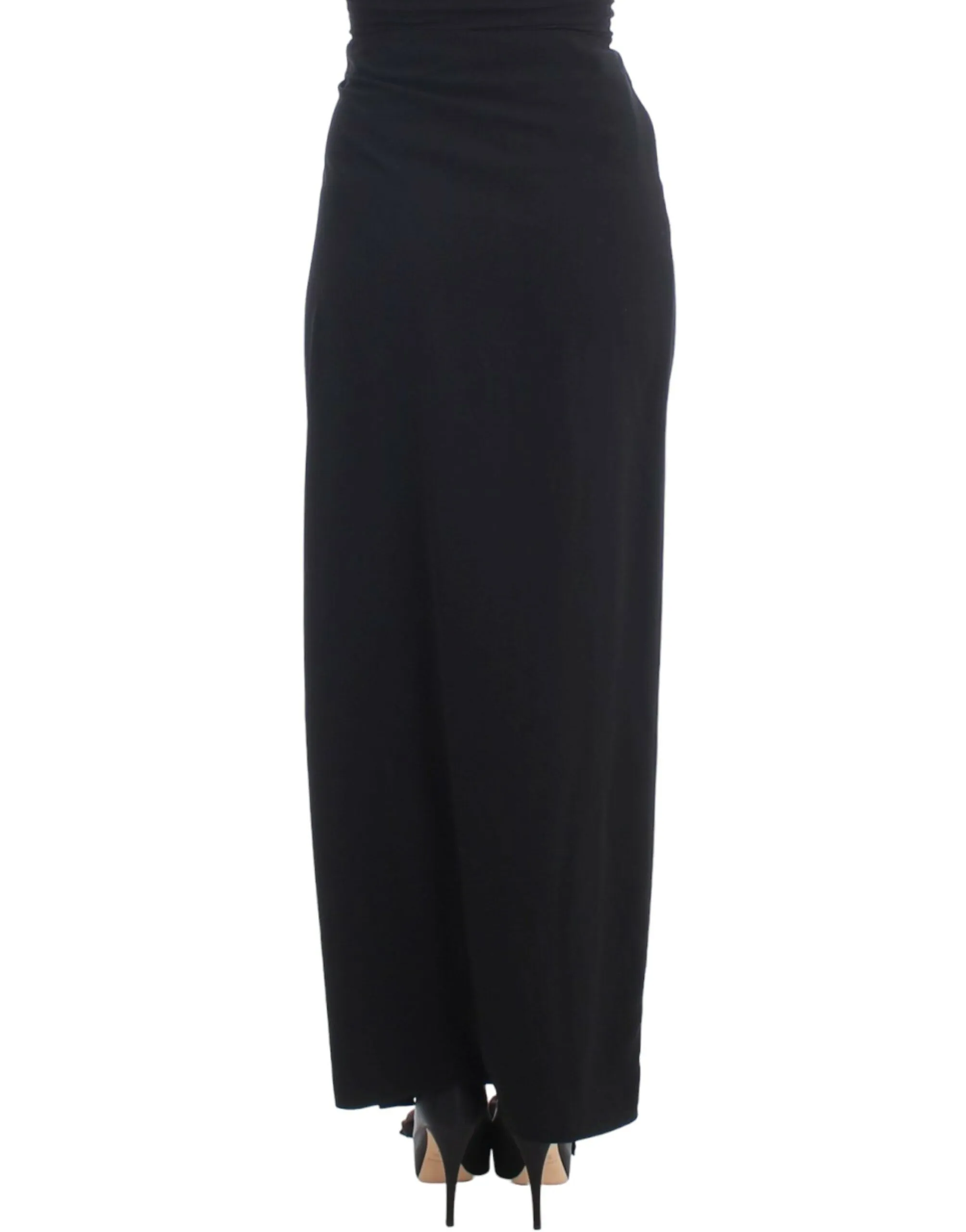 Costume National Black full length maxi skirt