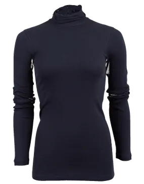 Cotton Ribbed Turtleneck