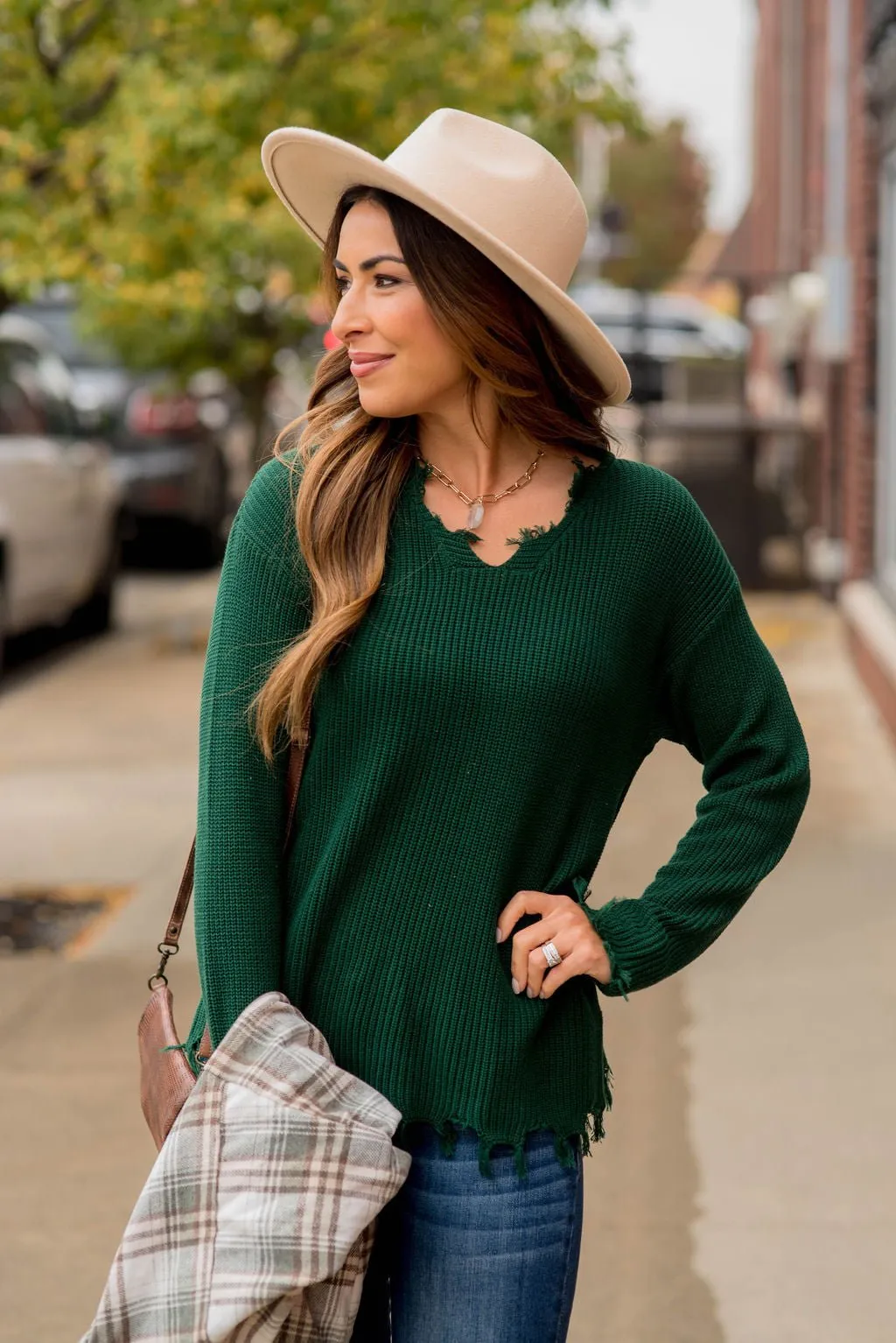 Distressed Sweater