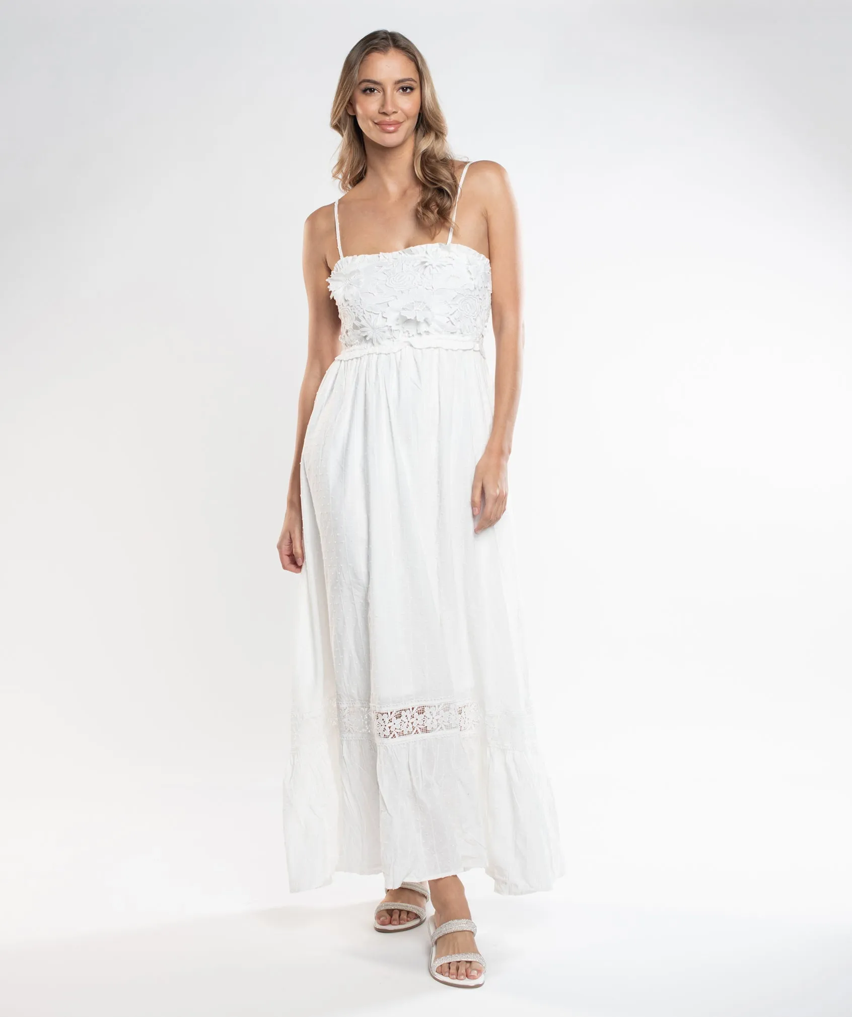 Emiliana Maxi Dress - White