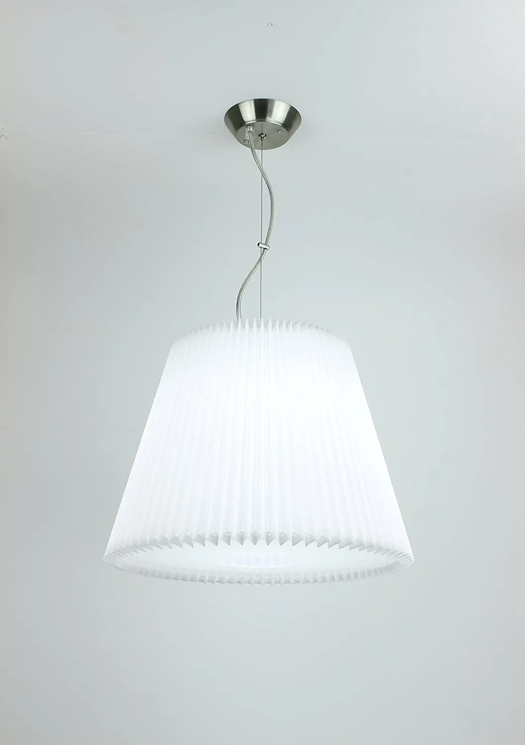 EQLight PNDM01 Nidama Light Contemporary Pendant, White, Medium