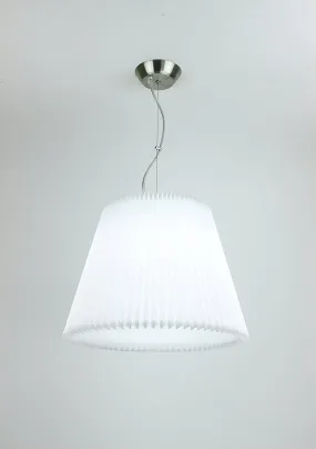 EQLight PNDM01 Nidama Light Contemporary Pendant, White, Medium