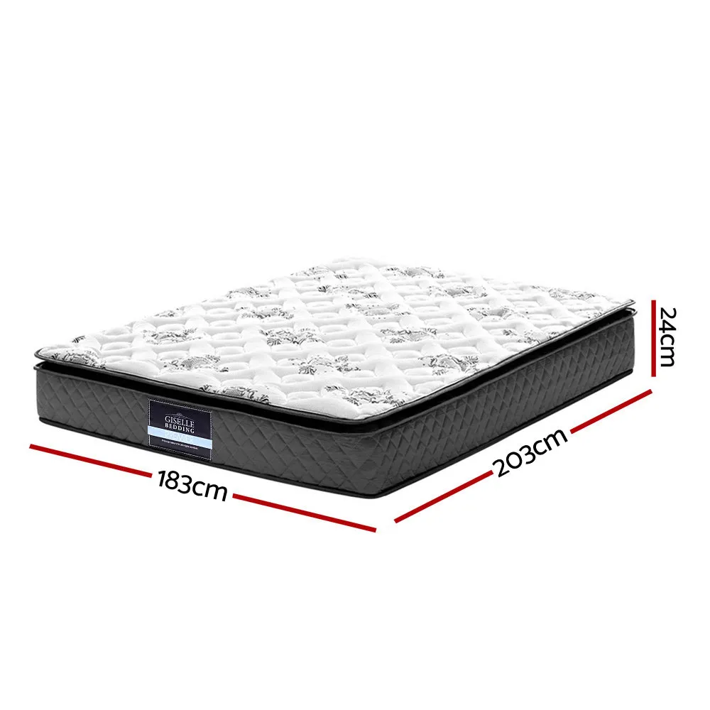 Giselle Bedding 24cm Mattress Pillow Top King