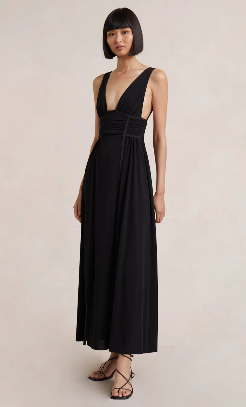 GWEN MAXI DRESS - BLACK