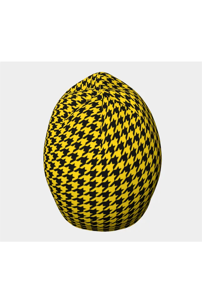 Honey Houndstooth Beanie