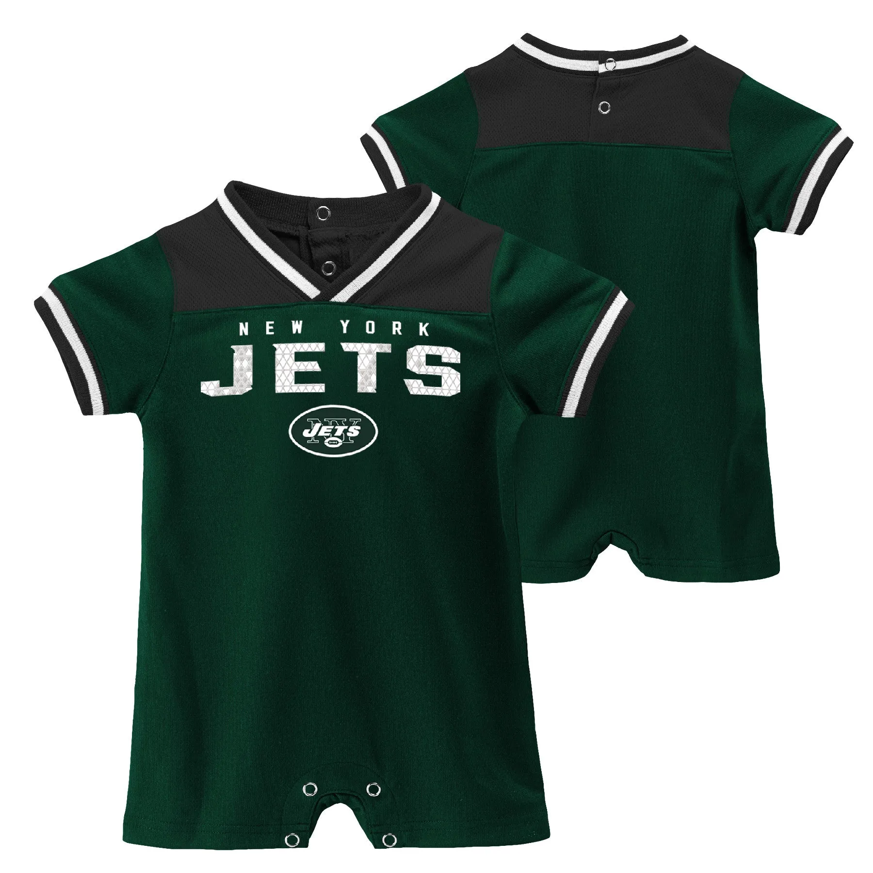 Jets Baby Boy Runback Romper