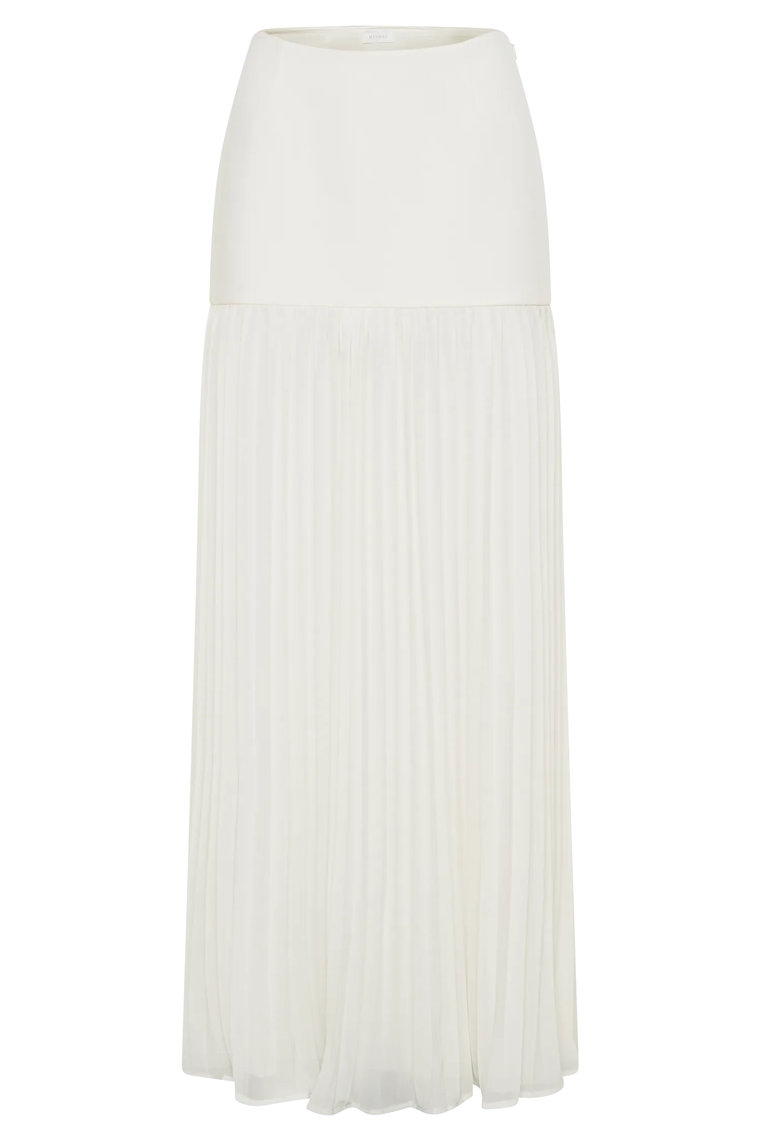 Jillian Pleated Maxi Skirt - Ivory