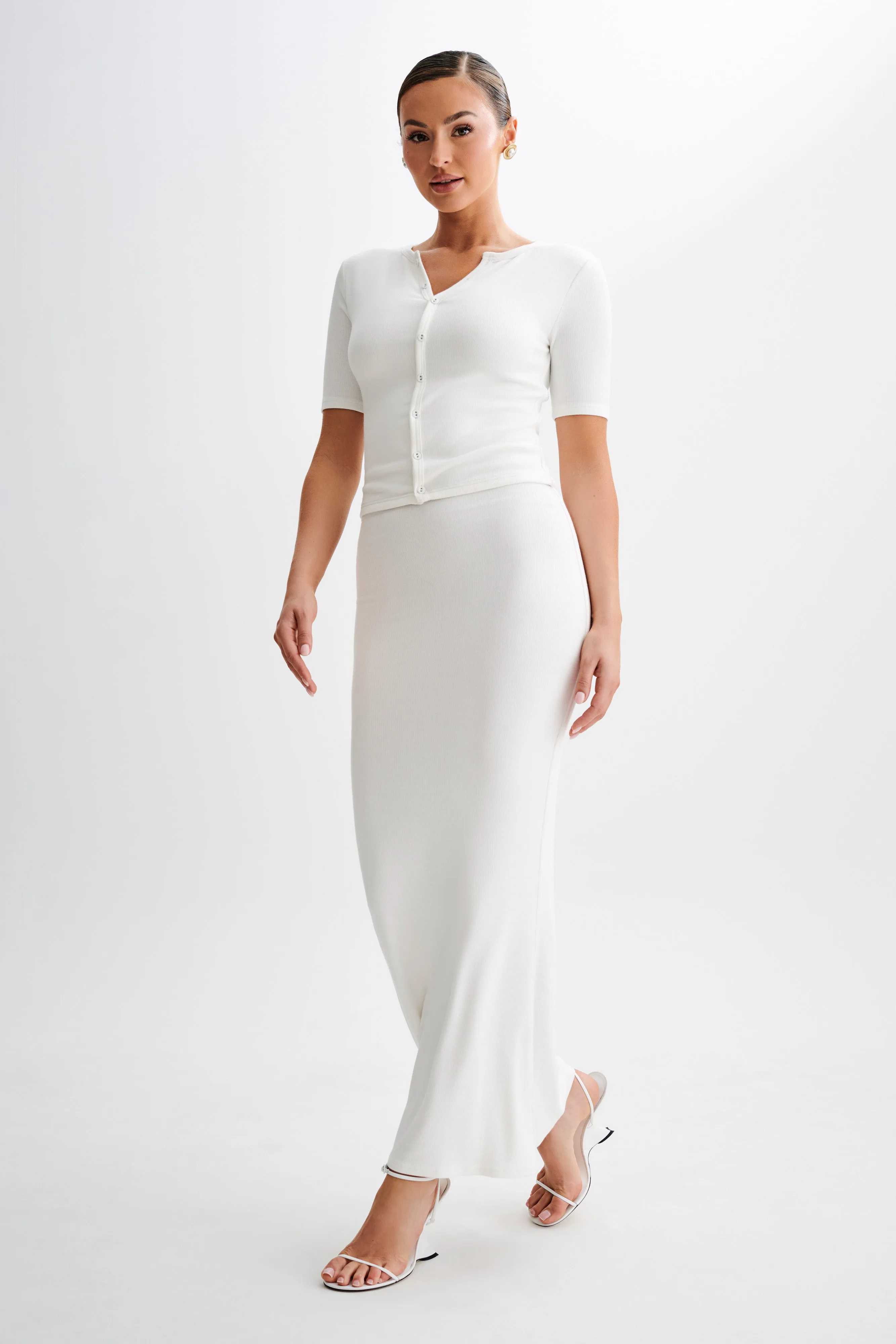 Jonah Modal Maxi Skirt - Ivory