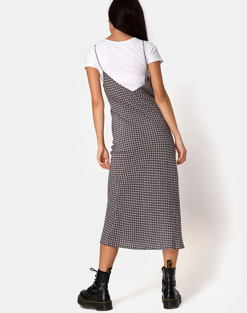 Juvina Dress in Check It Out Black