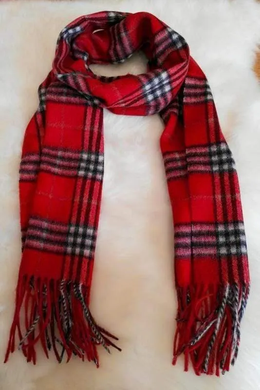 Lady & Men's 40% Cashmere & 60% Wool Scarf