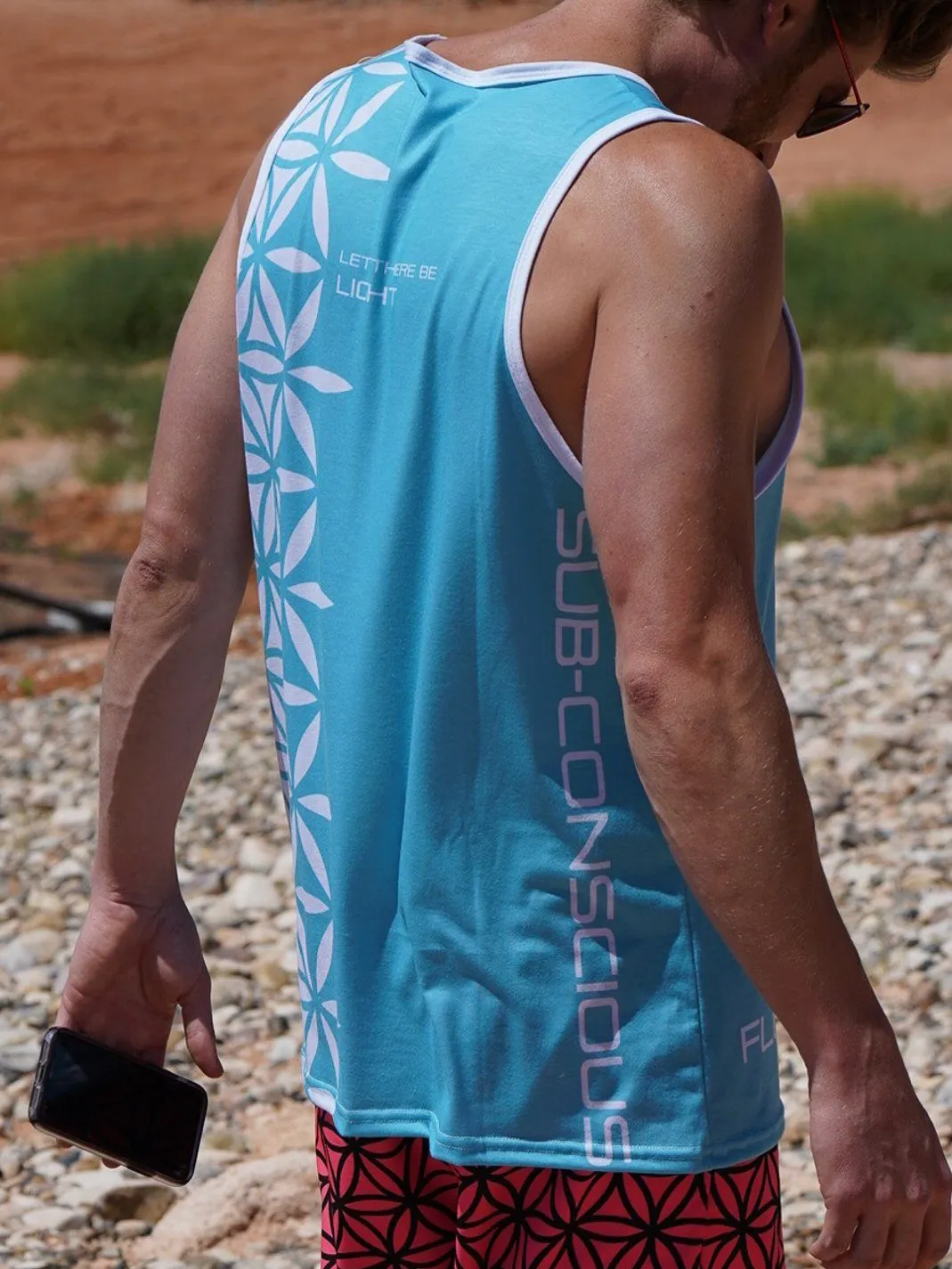 Let There Be Light (Cyan) Tank Top