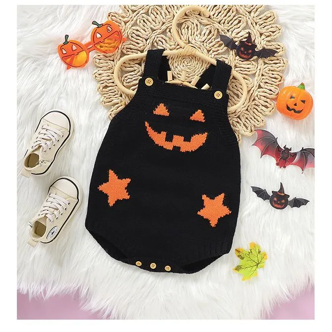 Little Gigglers World Cute Halloween Pumpkin Baby Bodysuit