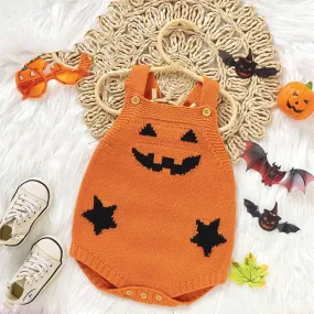 Little Gigglers World Cute Halloween Pumpkin Baby Bodysuit