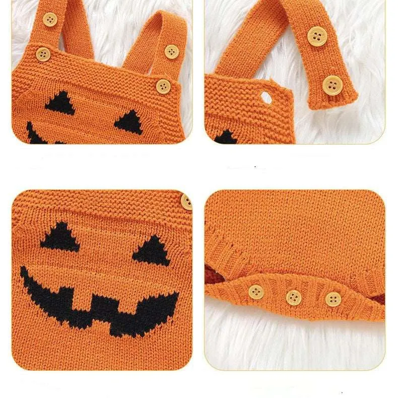 Little Gigglers World Cute Halloween Pumpkin Baby Bodysuit