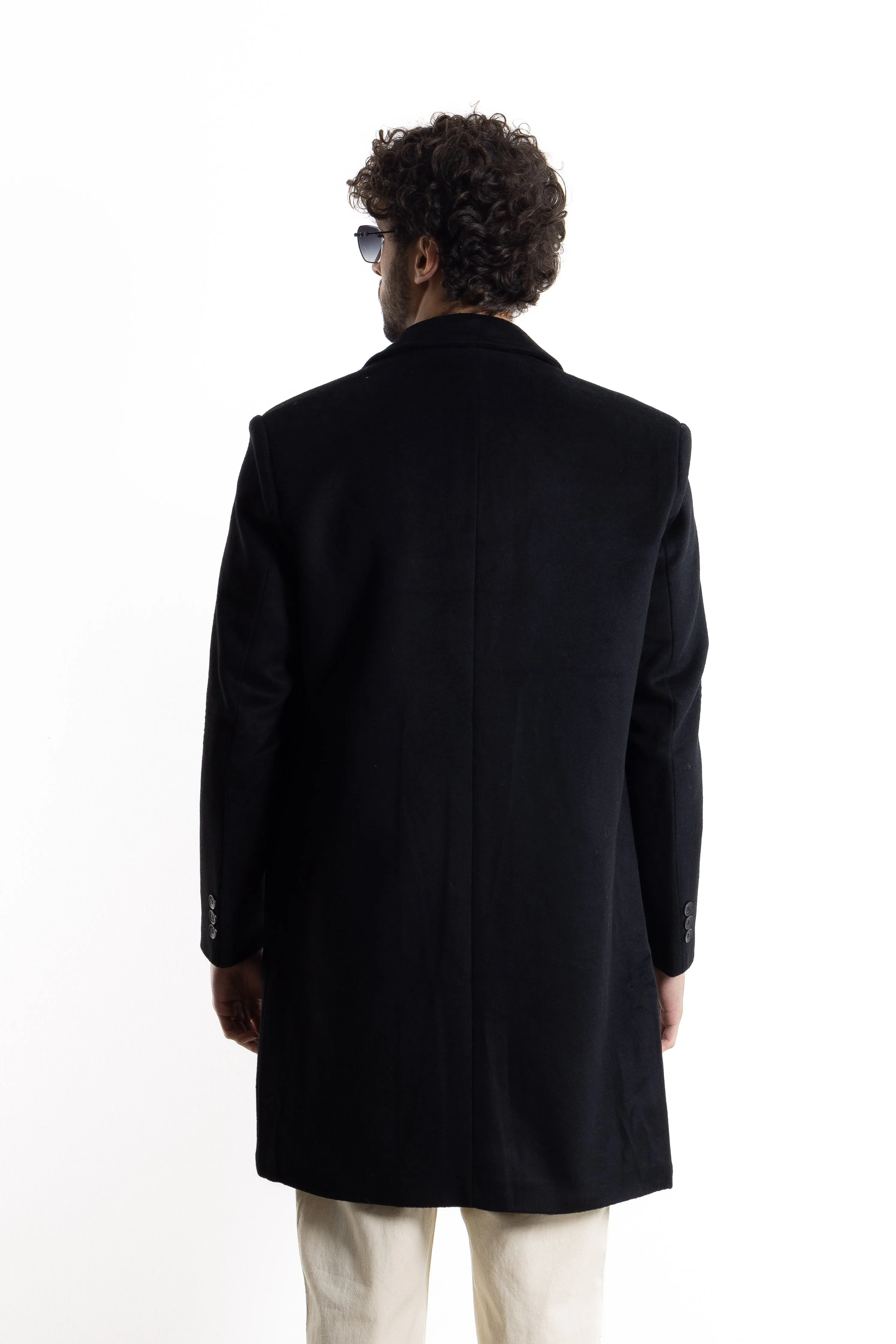 LONG WOOL BLEND COAT